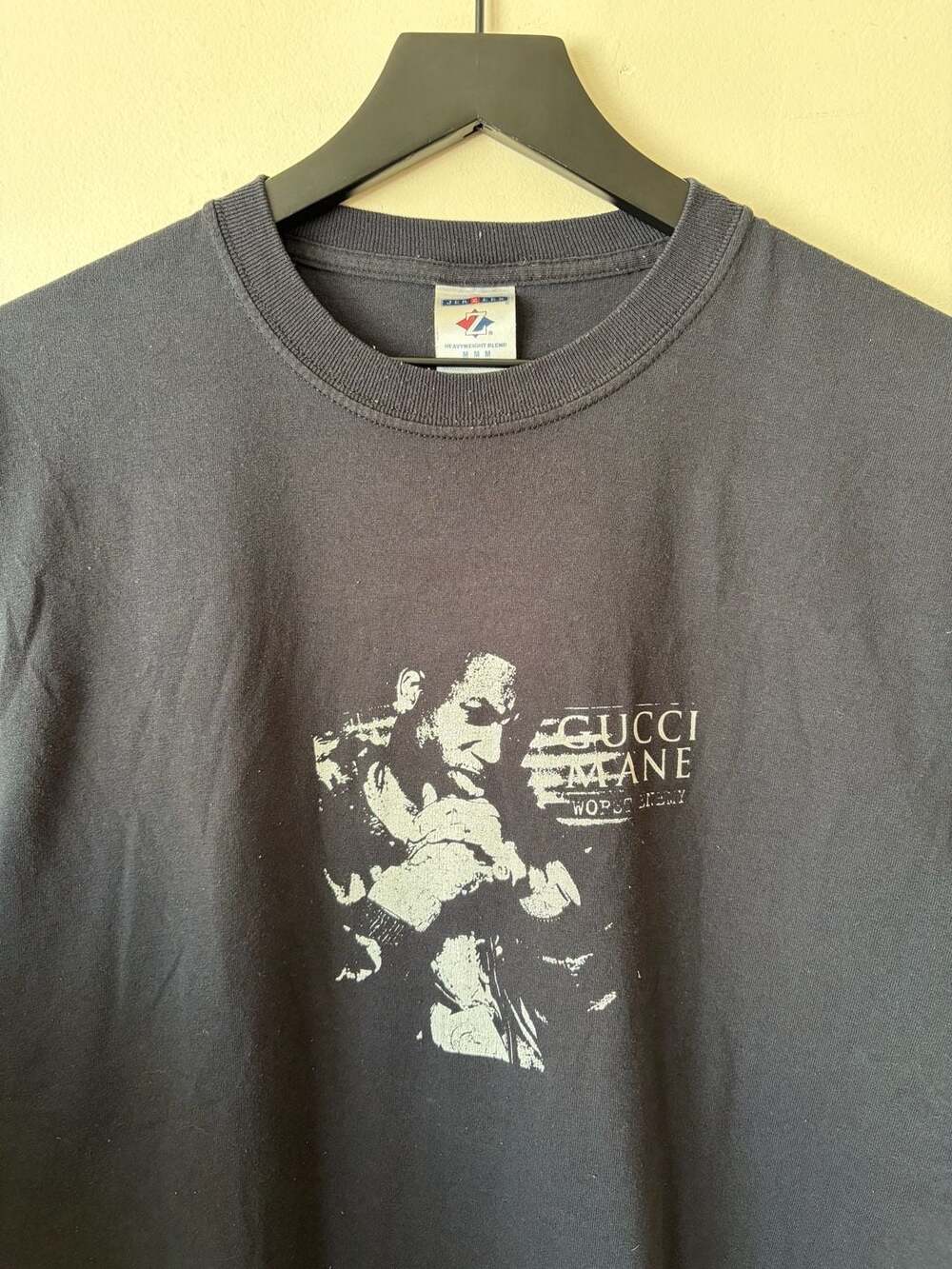 Vintage 2009 Gucci Mane Worst Enemy T-Shirt Size Medium Black
